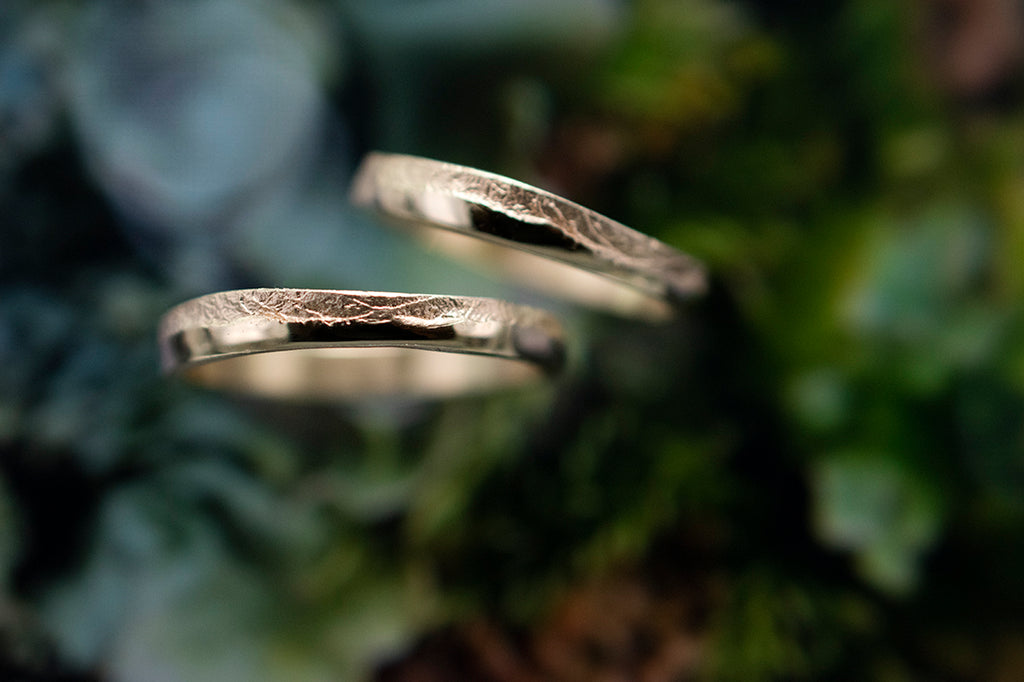 handmade natural wedding rings and engagement rings made in holland