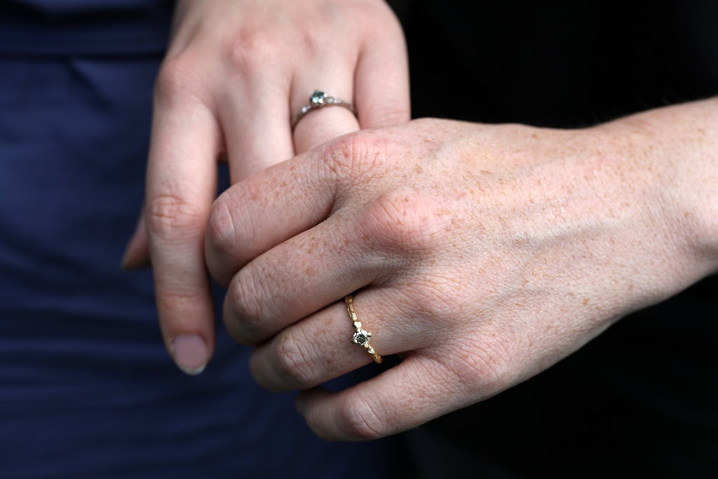 couples ring Miss Twiggy by ring designer Liesbeth Busman