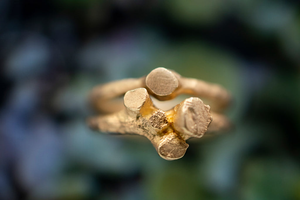 growring twiggy for anniversary celebration - Saagæ wedding rings & engagement rings by Liesbeth Busman