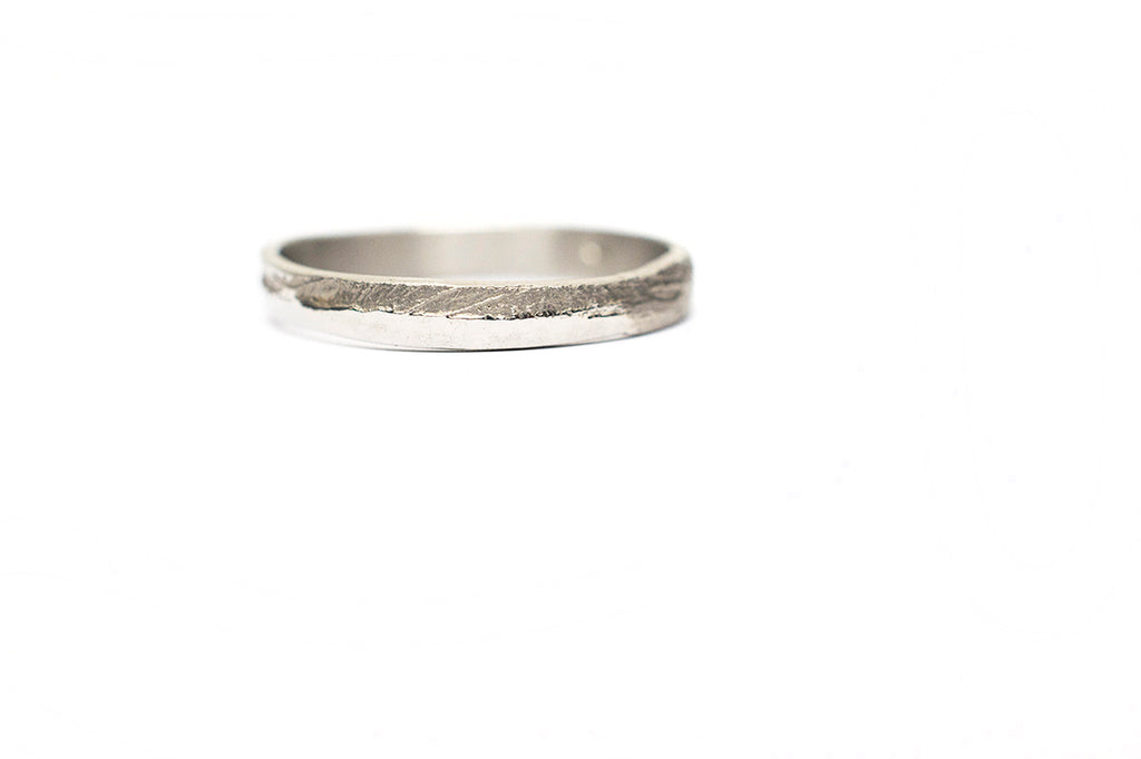 white gold ring Earth Compliment - Saagæ wedding rings & engagement rings by Liesbeth Busman