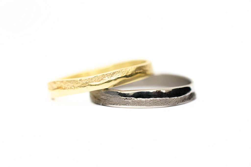 nature inspired rings Earth Compliment - Saagæ wedding rings & engagement rings by Liesbeth Busman