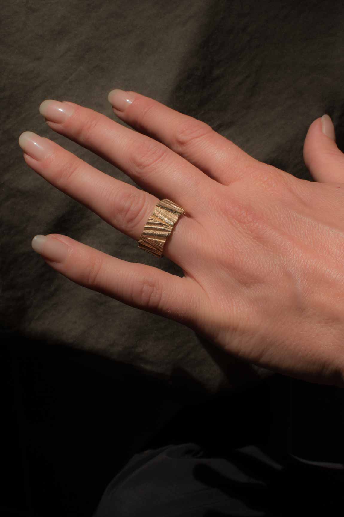 White Topaz Ring - Aurora | Linjer Jewelry